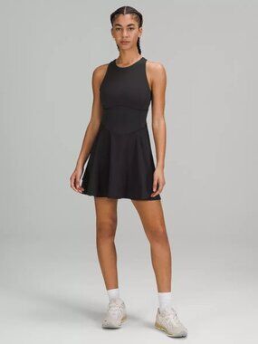 Black Women's Fit-and-Flare Dress